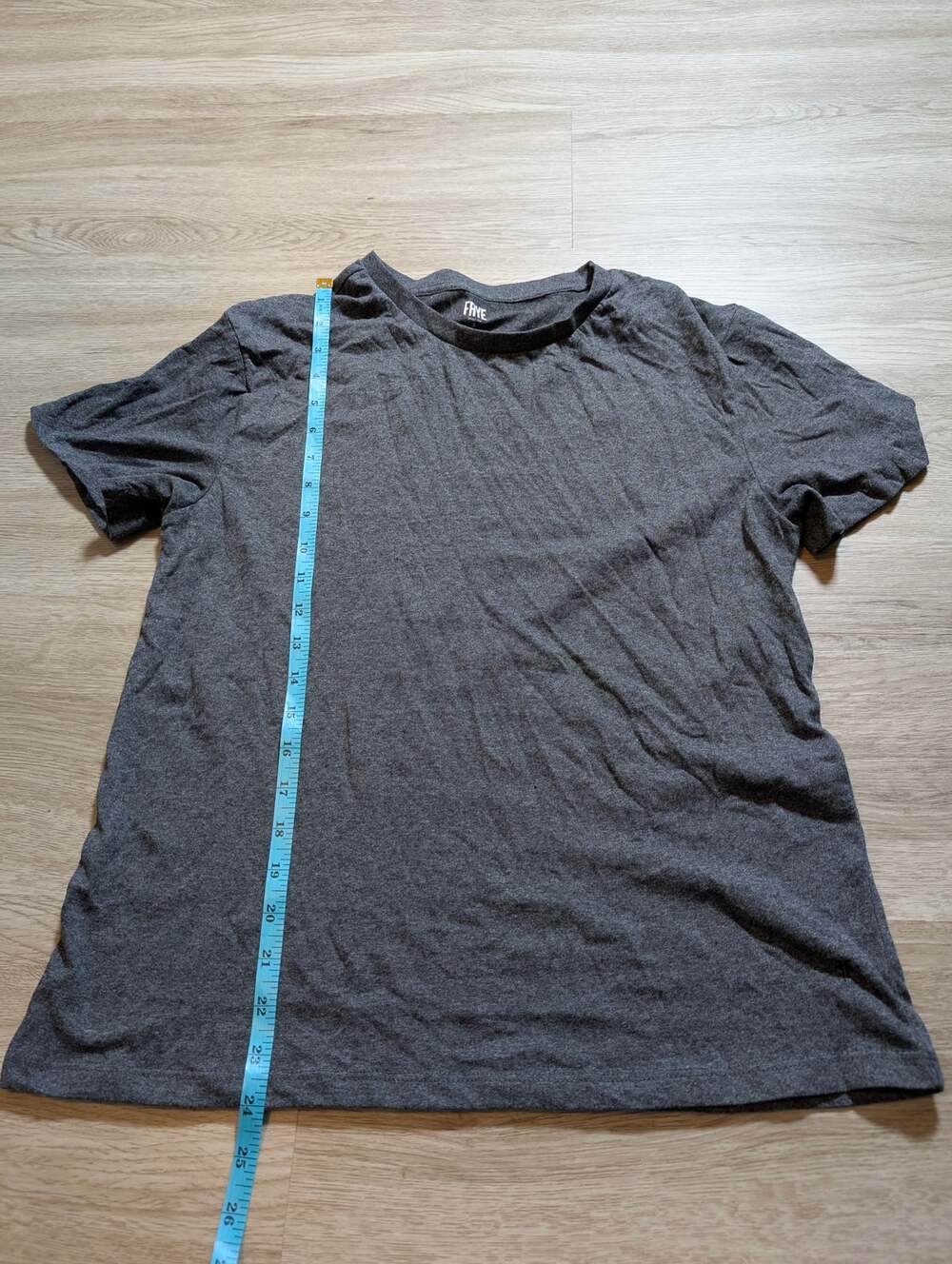 FRYE Mens Charcoal Gray Size S Short Sleeve Crew Neck T Shirt Casual Minimalist